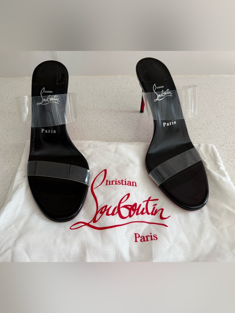 Christian Louboutin Just Nothing Slide Sandal Size EU 39 US 9
